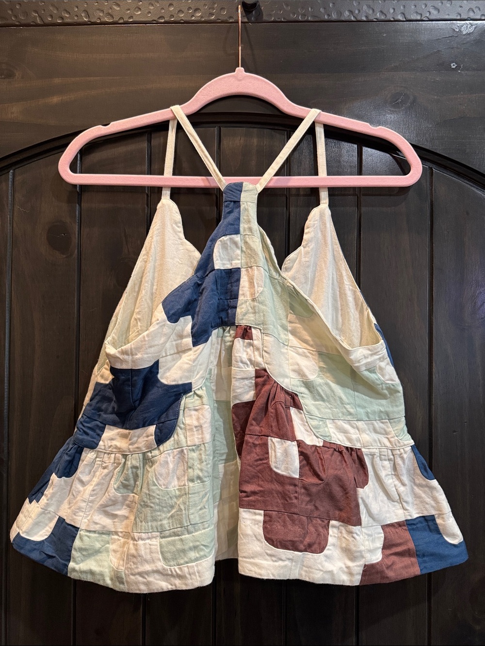 Sea Patchwork Cari Cotton Tank Top - Picture 2 of 3